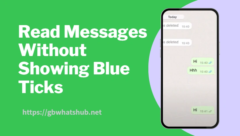 How to Read Messages Without Showing Blue Ticks？