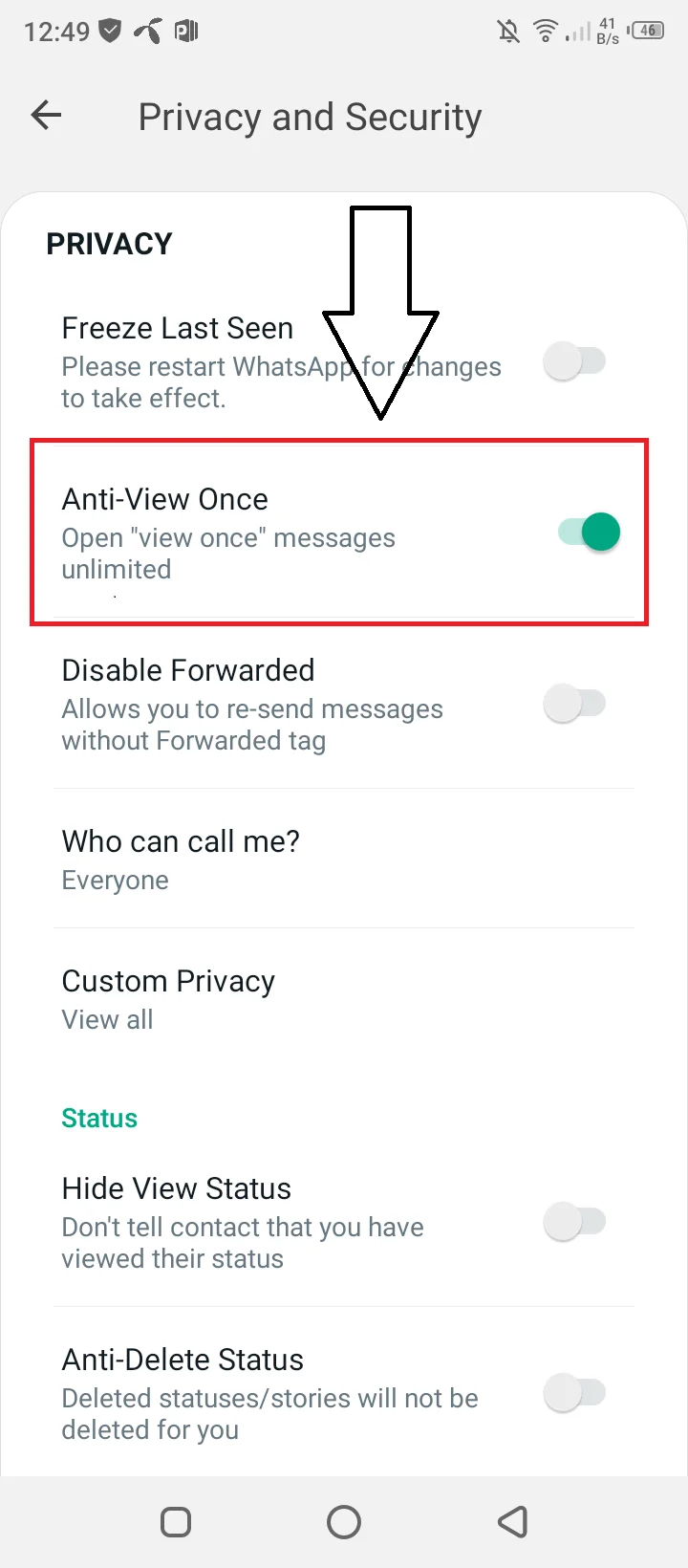 FM WhatsApp Features