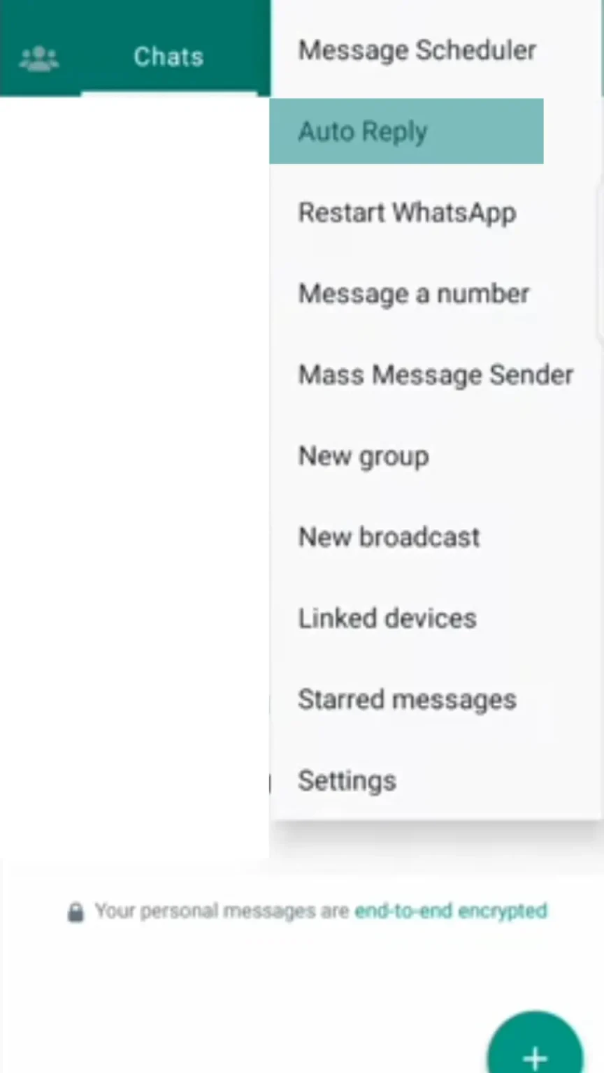 GB WhatsApp Auto-Reply Feature